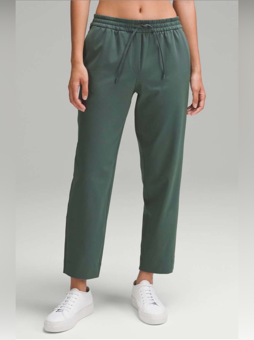 Lululemon Tapered-Leg Mid-Rise 7/8 Pant *Luxtreme Dark Forest Small